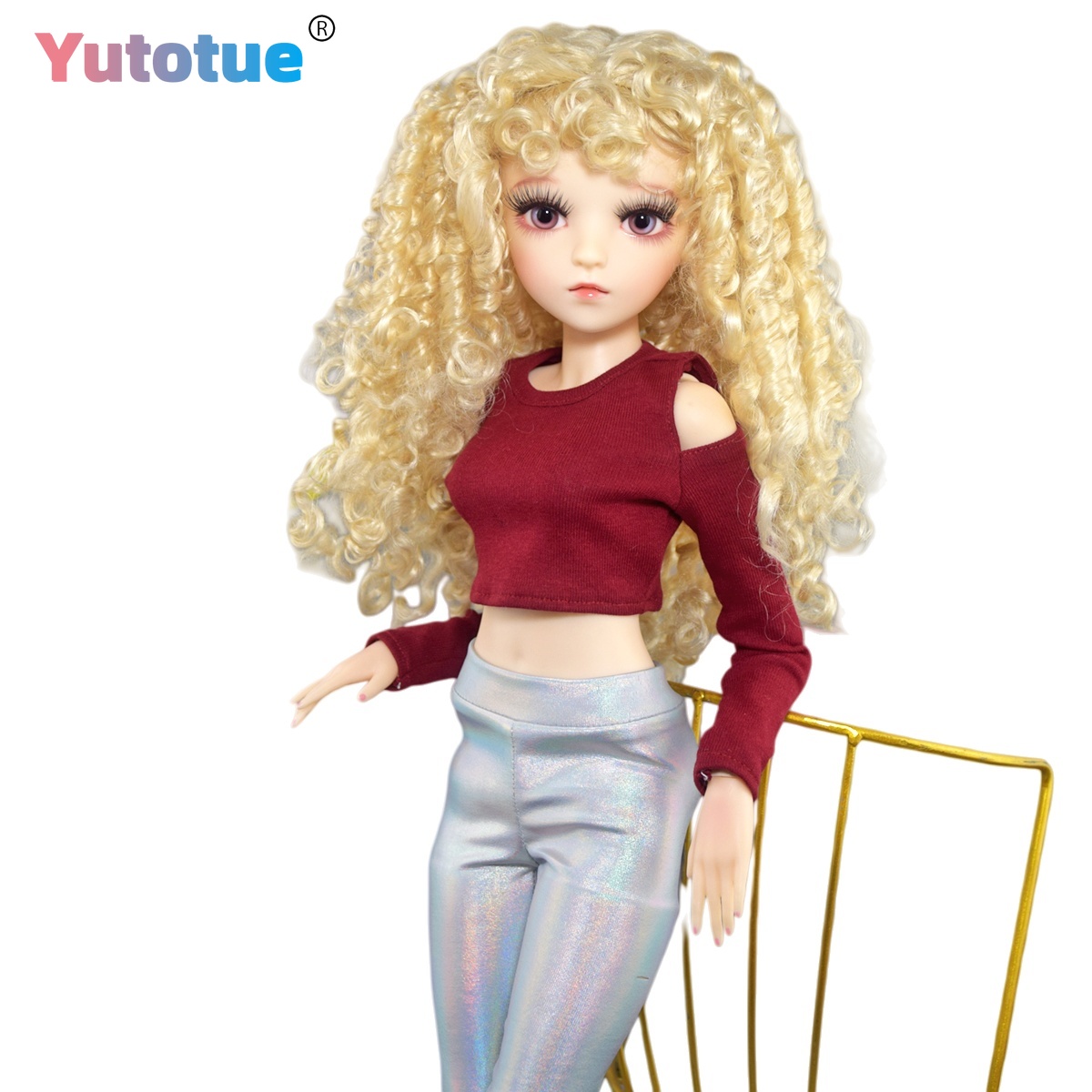 Bjd Doll 1 6 Full Set With Clothes - YUTOTUE Boneka Gadis Tinggi 60cm Wig