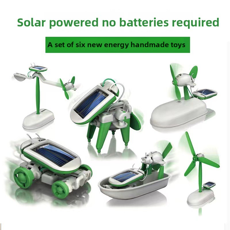 Stem Solar Robot Kit For Kids - Kit Robot 6 In 1 DIY