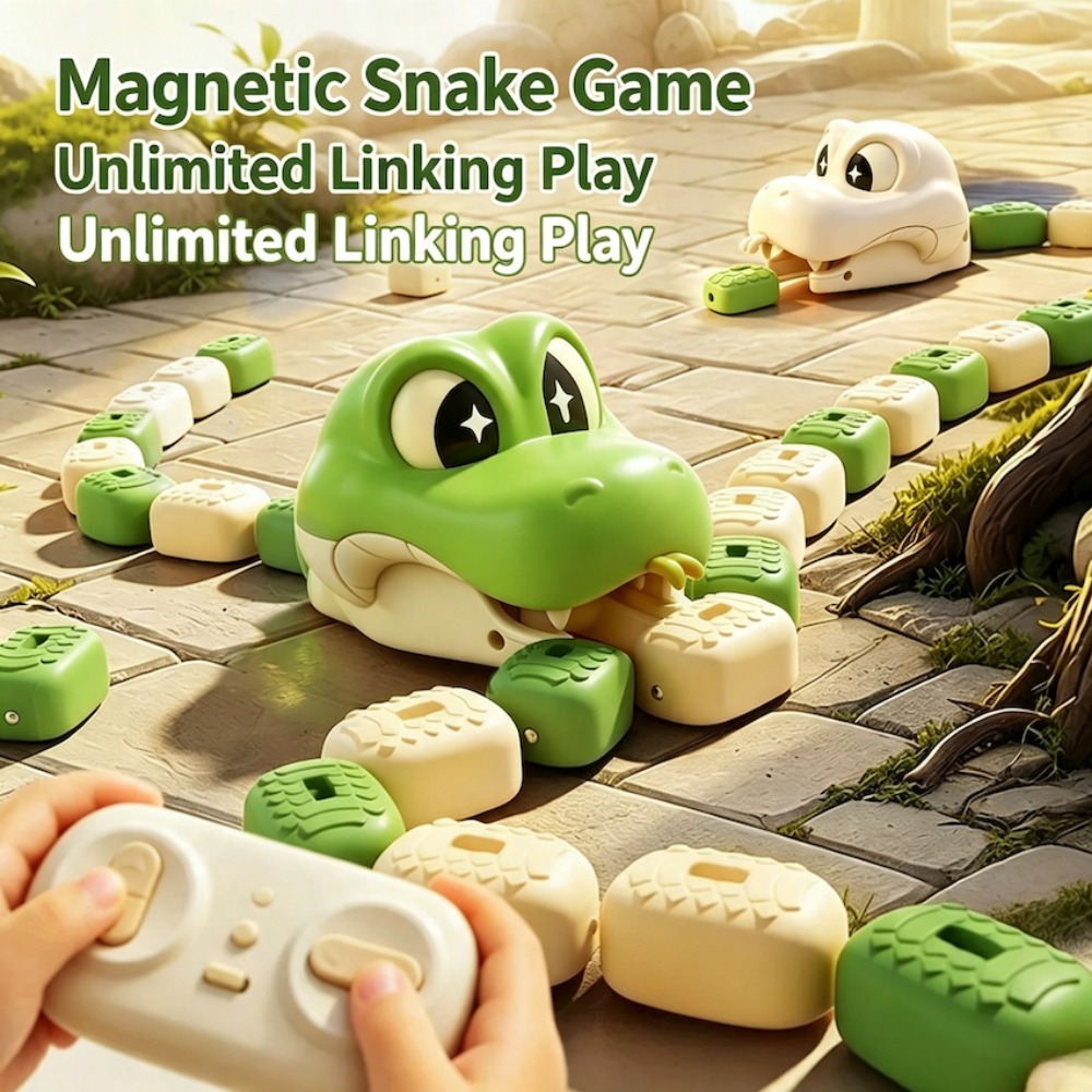 Educational Toys - Mainan Mobil Ular Penggembala Magnetik Interaktif