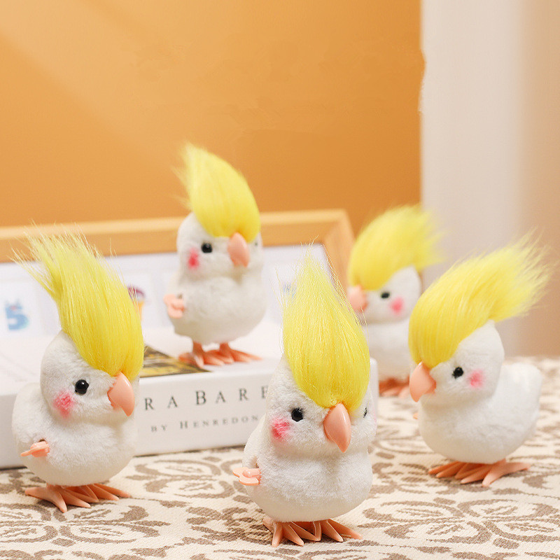 Dolls - Boneka Plushie INS Kawaii Jumping Parrot