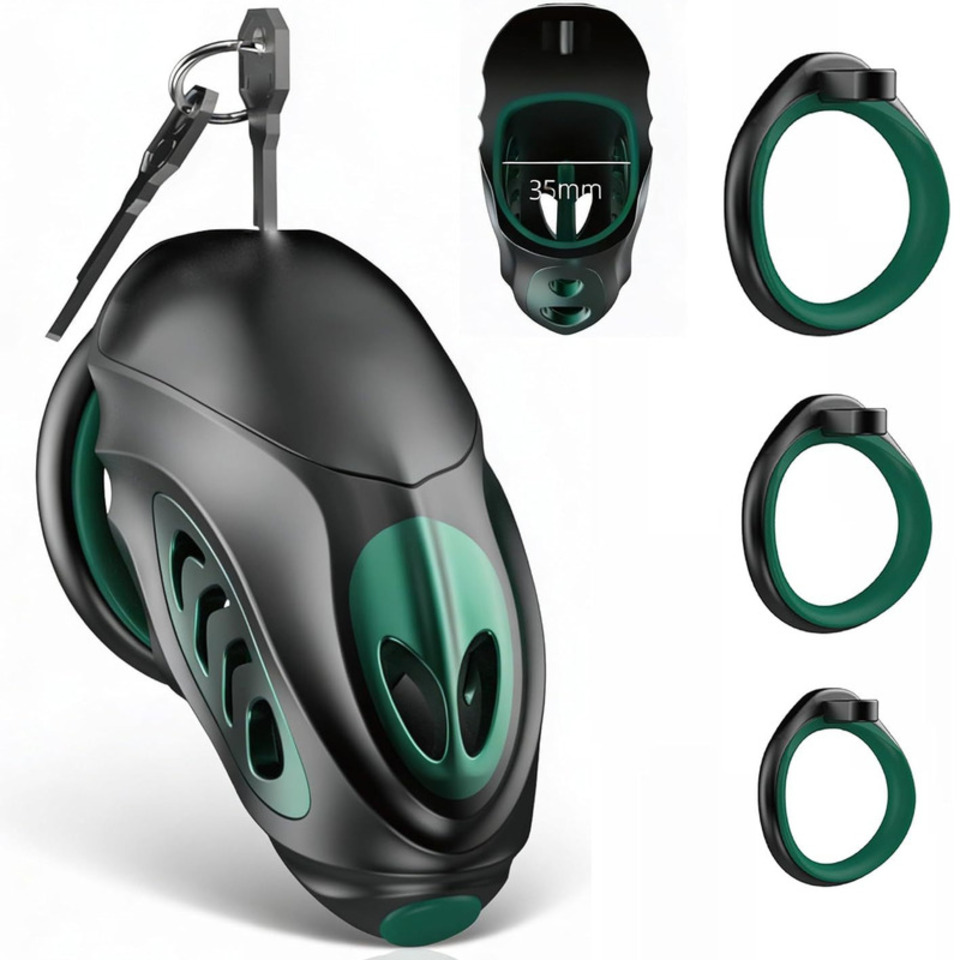 Remote Control Toys - Cincin Pengunci Penis Elektrik dengan Kontrol