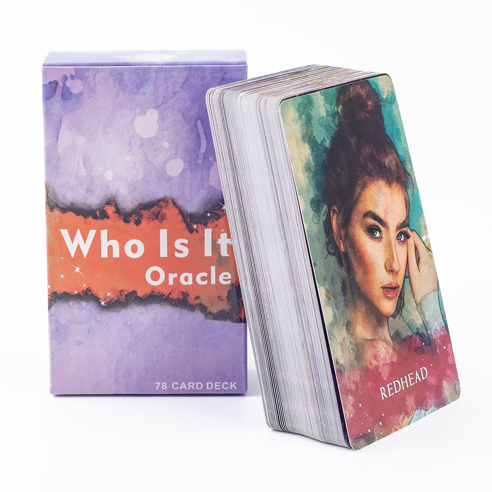 Tarot Cards Deck With Guidebook - Who Is It kartu Oracle 78