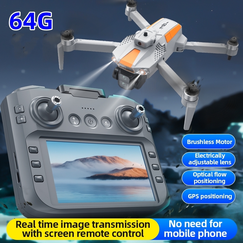 Fpv Brushless Rc Drone 4K - Drone FPV LF669 5G Layar LCD