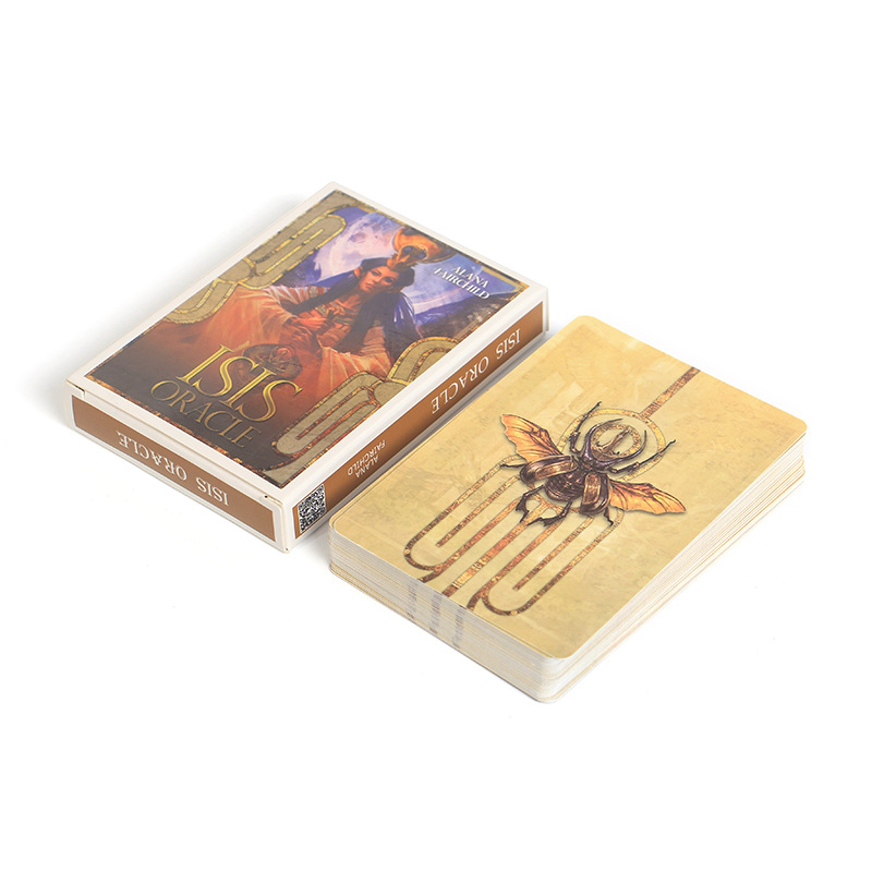 Tarot Cards Deck With Guidebook - Kartu Oracle ISIS, Kartu Tarot, Permainan