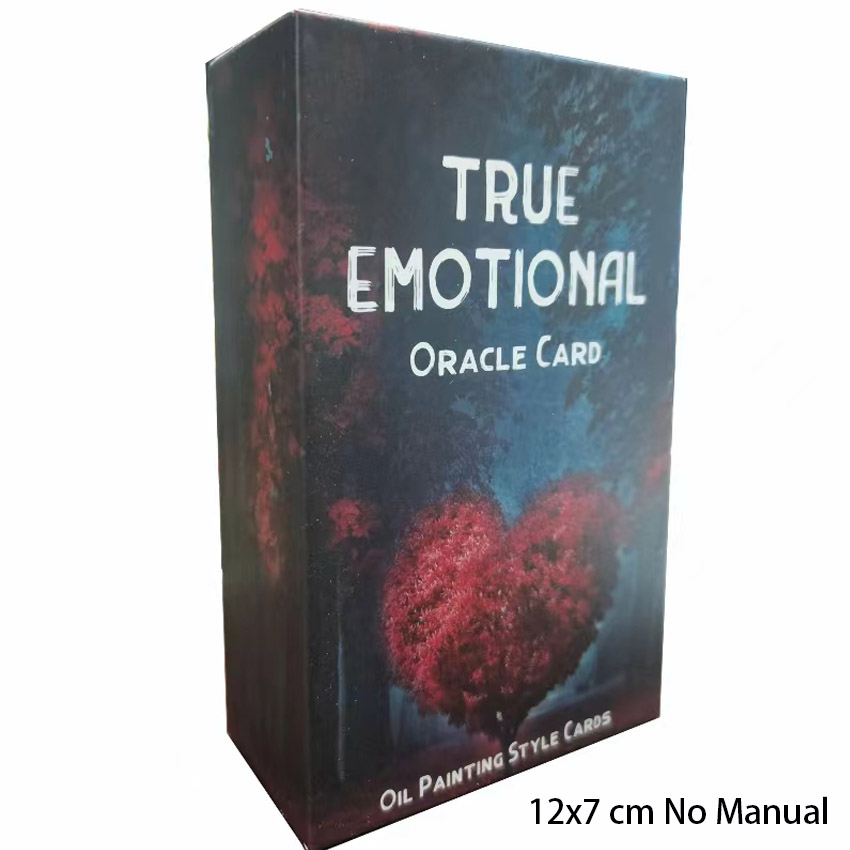 Tarot Cards Deck With Guidebook - Permainan kartu Oracle True biotik 12x7cm