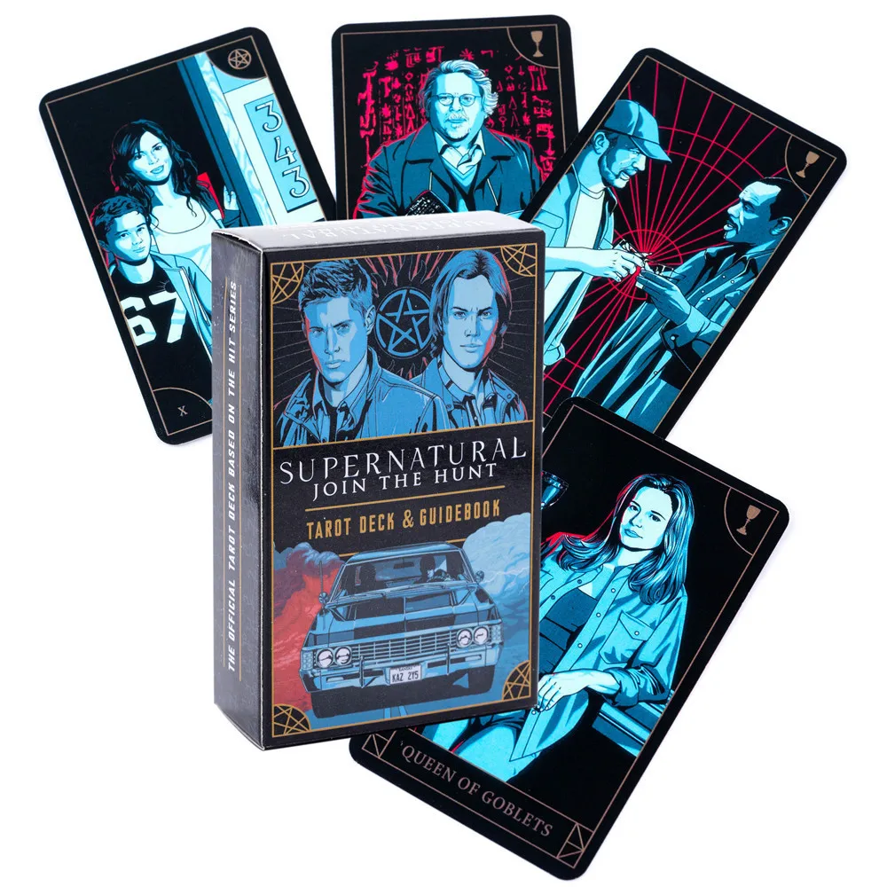 Tarot Cards Deck With Guidebook - Hadiah Permainan Kartu Supernatural Tarot Deck