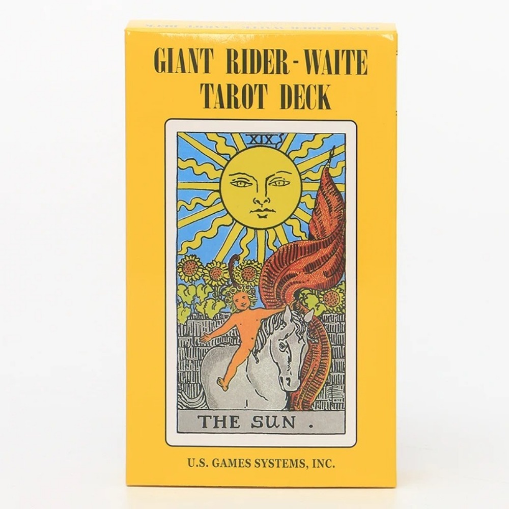 Tarot Cards Deck With Guidebook - 10*17.3Cm Dek Tarot Waite Pengendara Klasik