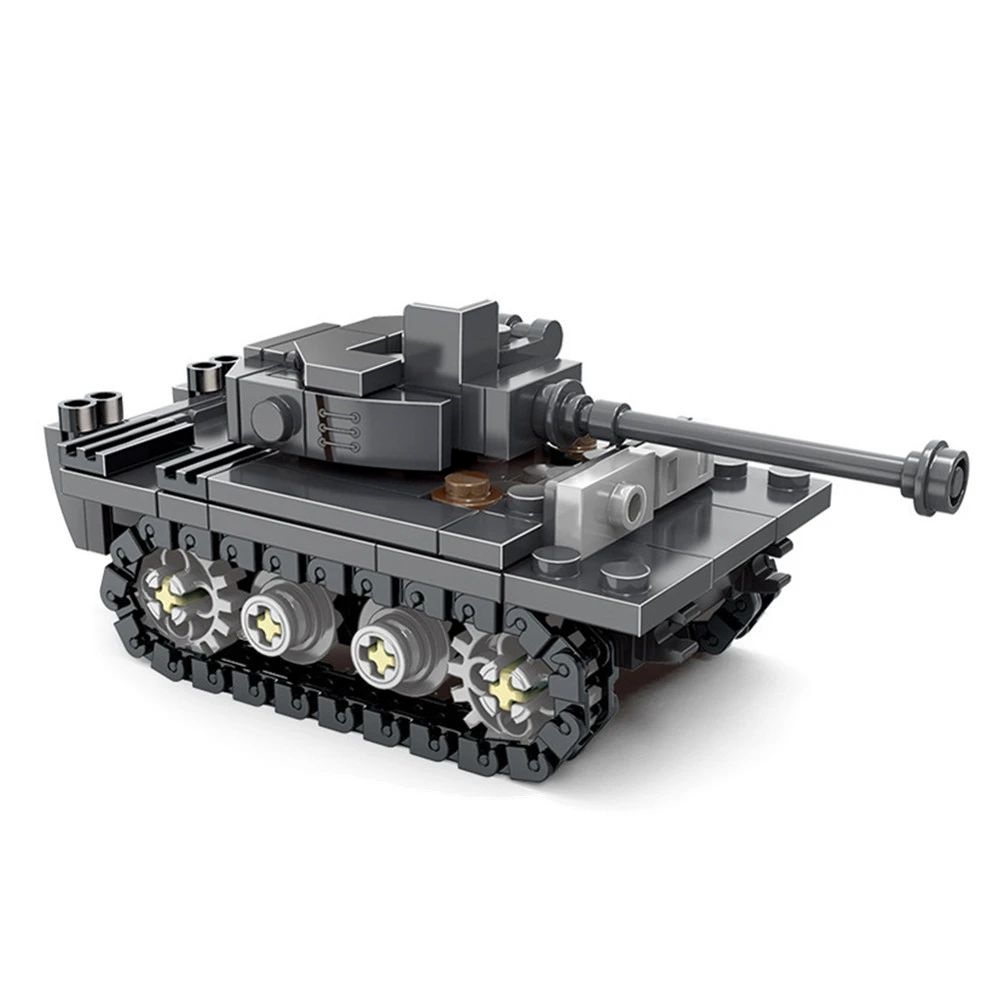 Lego Compatible Military Tank - Model DIY Tank Berat King Tiger