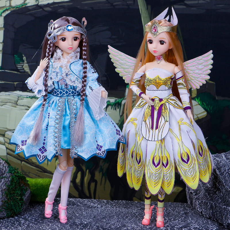 Bjd Doll 1 6 Full Set With Clothes - Boneka Bjd, Set lengkap 1/6, mainan