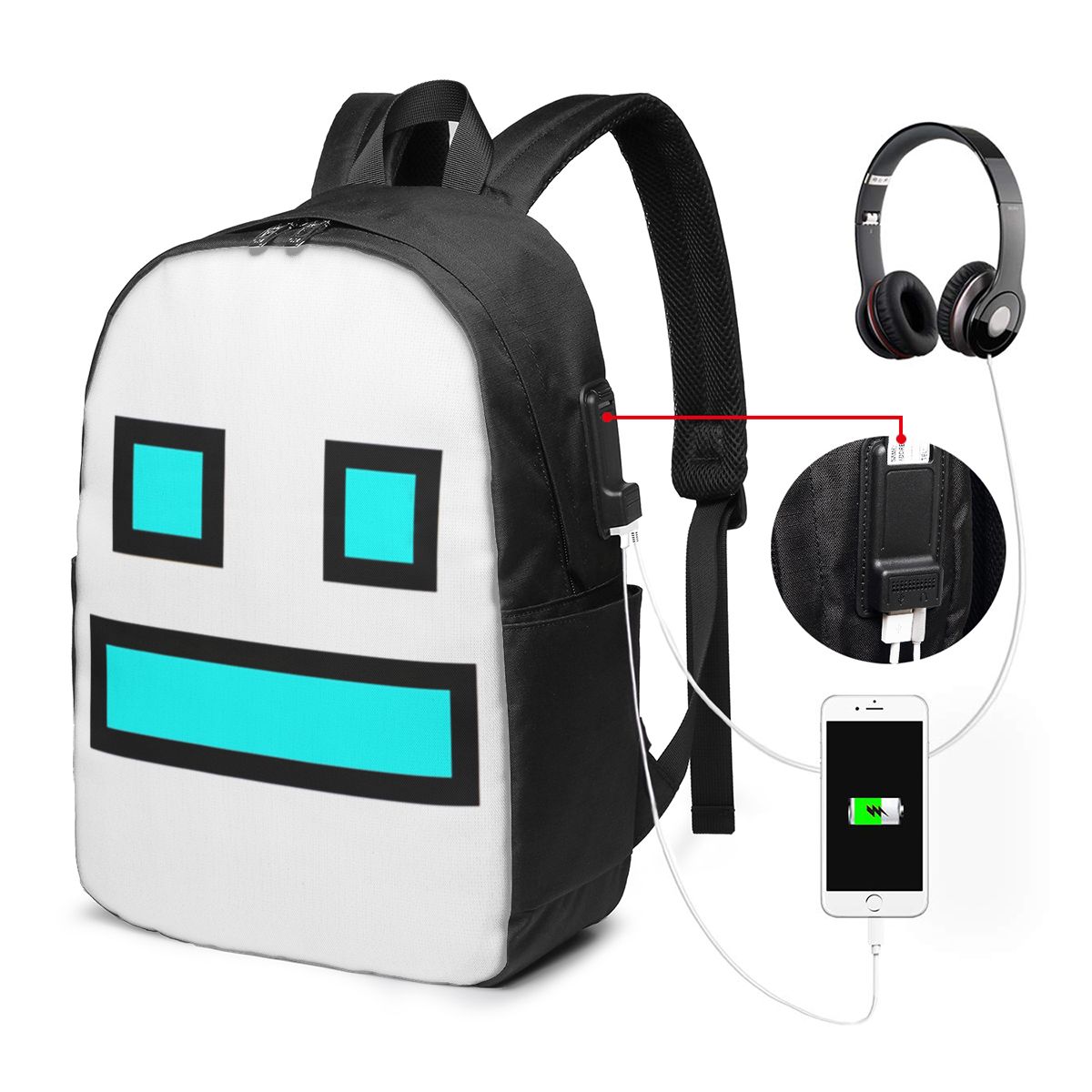 Tas Ransel Video Game Geometry - Video Games ulasan dan harga