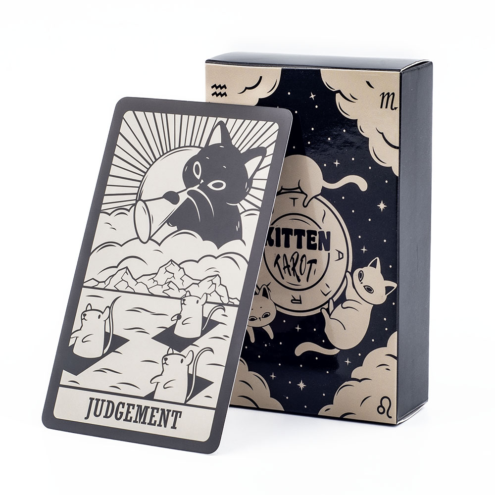 Kitten Tarot Deck 78 buah lucu - Tarot Cards Deck With Guidebook ulasan dan harga