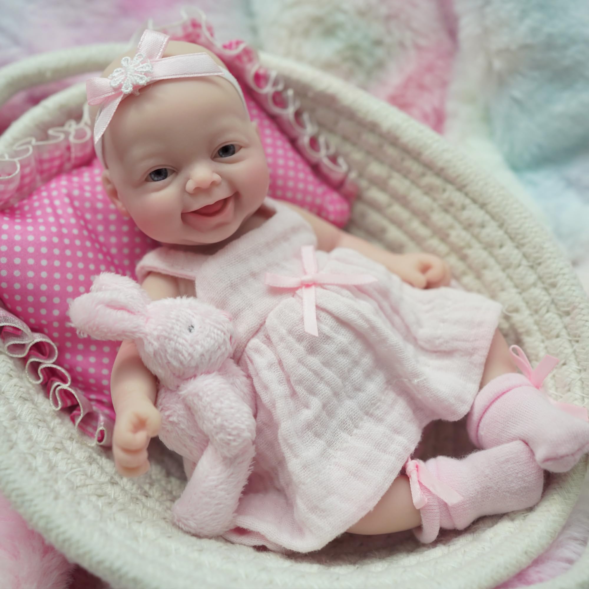 Boneka Reborn Miniatur Silikon - Reborn Baby Doll Silicone Realistic ulasan dan harga