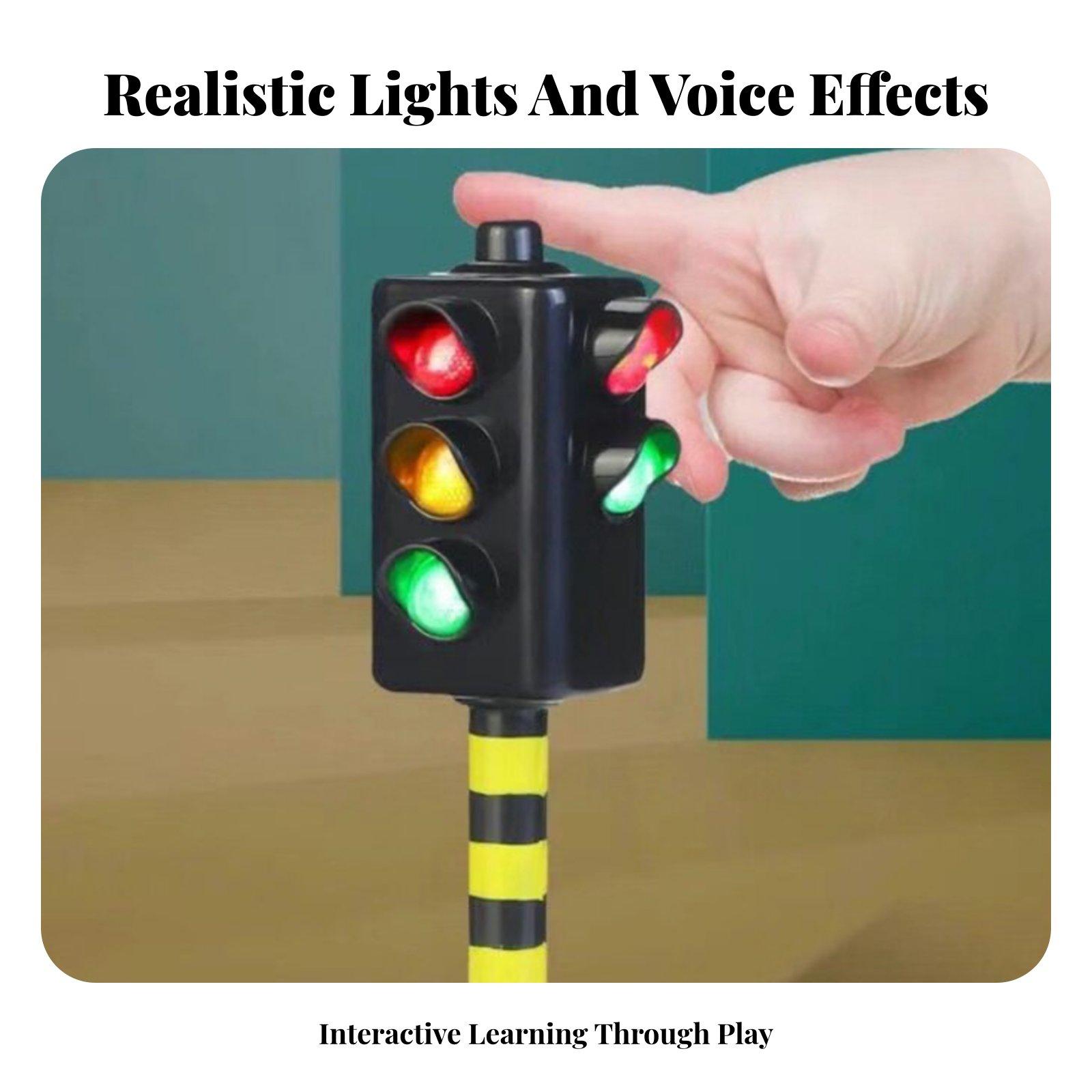 Lampu Lalu Lintas Mainan denga - Educational Toys ulasan dan harga