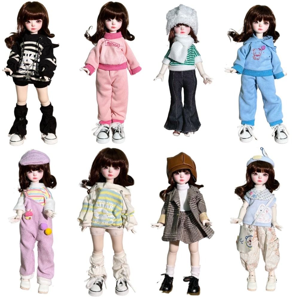 Boneka Gaun BJD 1/6 Boneka Fas - Bjd Doll 1 6 Full Set With Clothes ulasan dan harga