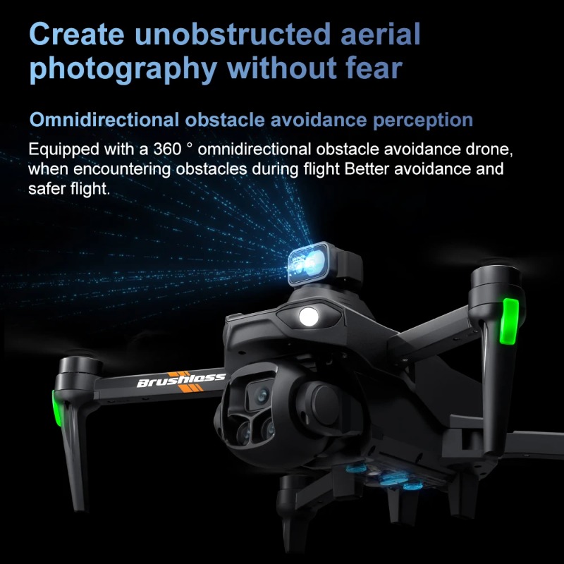 Lenovo V916MAX Drone Profesion - Fpv Brushless Rc Drone 4K ulasan dan harga