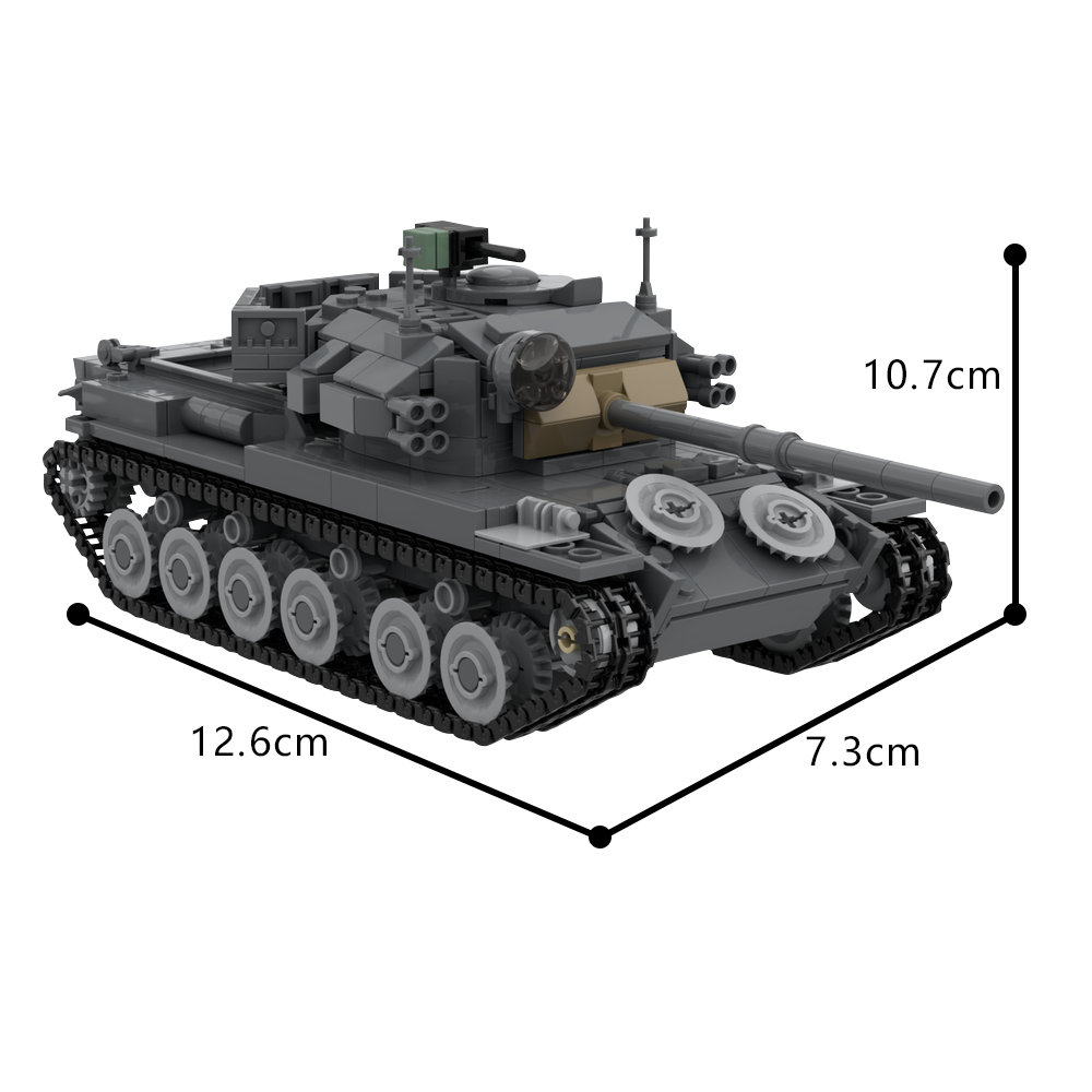 MOC Centurion mk. 5/1 Blok Ban - Lego Compatible Military Tank ulasan dan harga