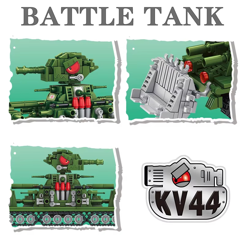 Set Blok Muilding Model Kartun - Lego Compatible Military Tank ulasan dan harga