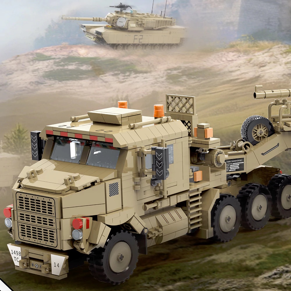 Set Blok Bangunan Kendaraan La - Lego Compatible Military Tank ulasan dan harga
