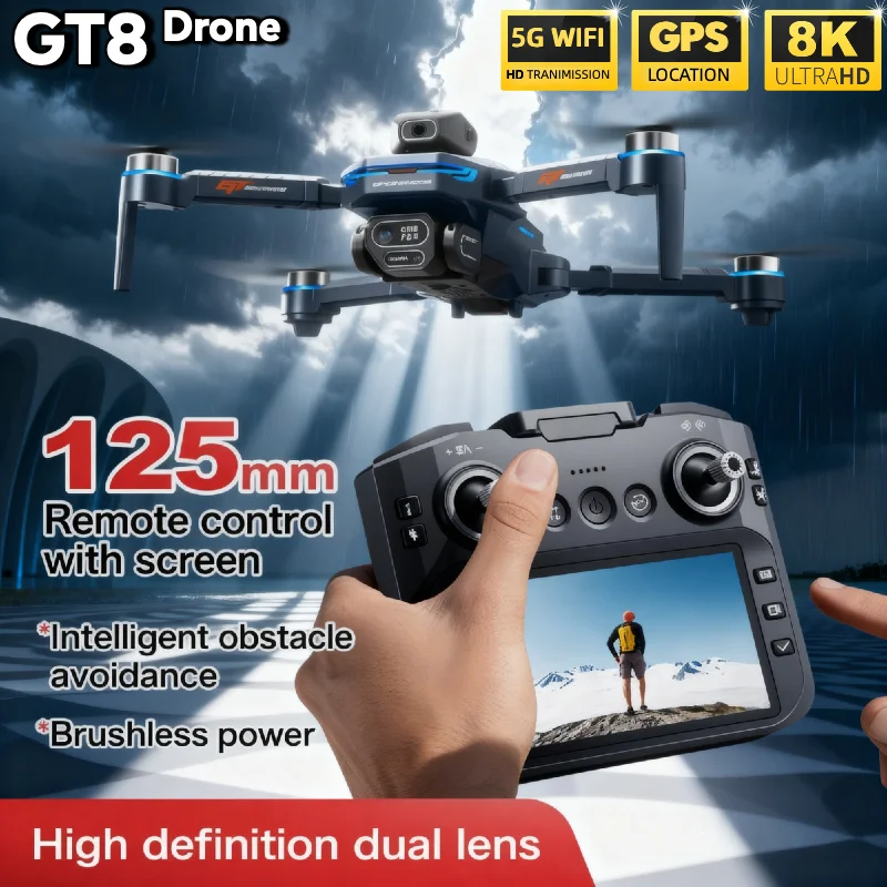 HOT Untuk Drone LSRC GT8 4K Pr - Fpv Brushless Rc Drone 4K ulasan dan harga