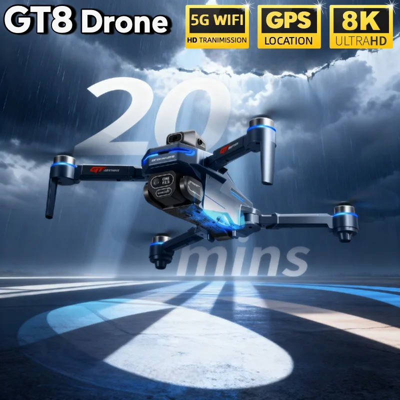 HOT Untuk Drone LSRC GT8 4K Pr - Fpv Brushless Rc Drone 4K ulasan dan harga