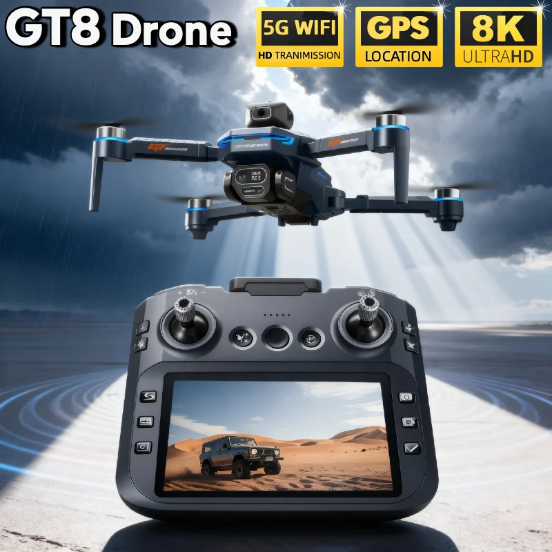 HOT Untuk Drone LSRC GT8 4K Pr - Fpv Brushless Rc Drone 4K ulasan dan harga