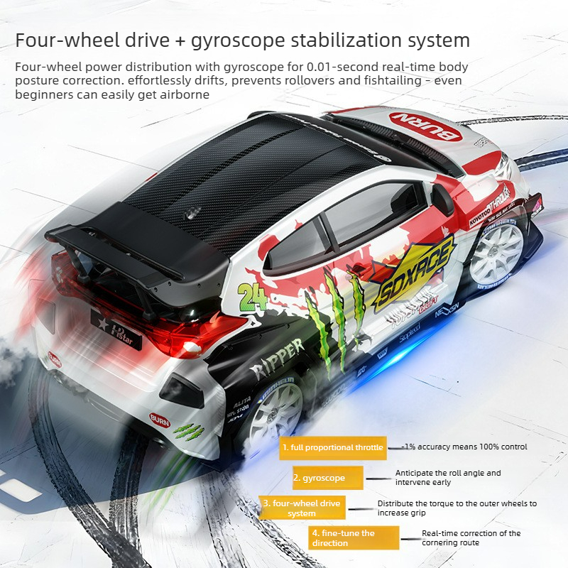 Mobil Mainan Keren Hadiah Lucu - Rc Drift Car 1 24 Scale 4Wd ulasan dan harga