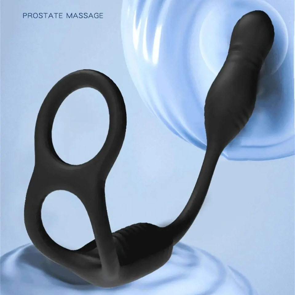 Vibrator Pijat Prostat 3 in 1, - Remote Control Toys ulasan dan harga