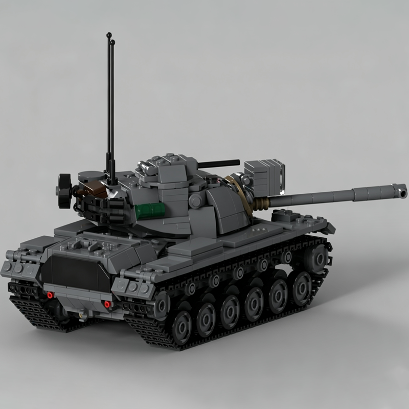 Baru 996Pcs Moc Model Tank M48 - Lego Compatible Military Tank ulasan dan harga