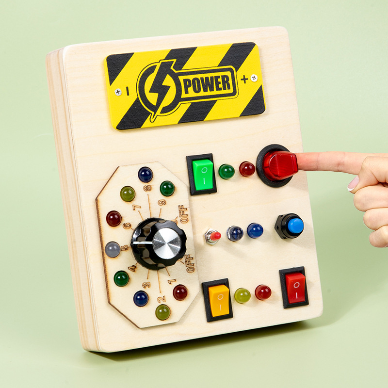 Montessori mainan sensor papan - Montessori Wooden Busy Board Toddler ulasan dan harga