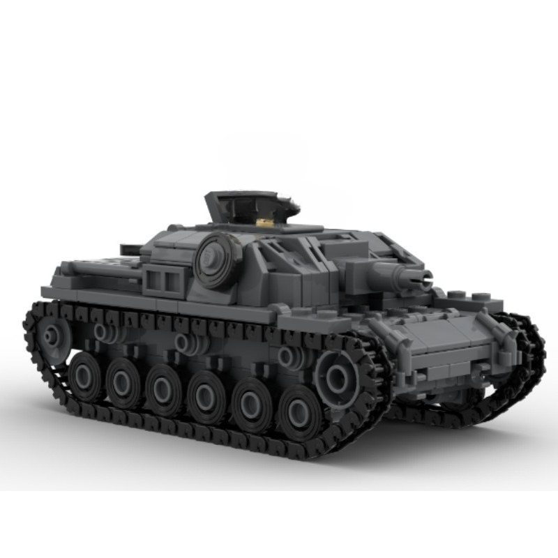 MOC Tank Militer Model B Parti - Lego Compatible Military Tank ulasan dan harga