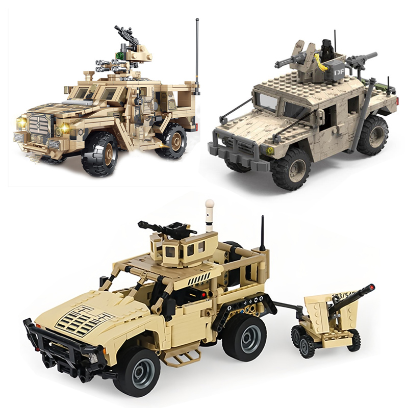 MOC mainan blok bangunan Humme - Lego Compatible Military Tank ulasan dan harga