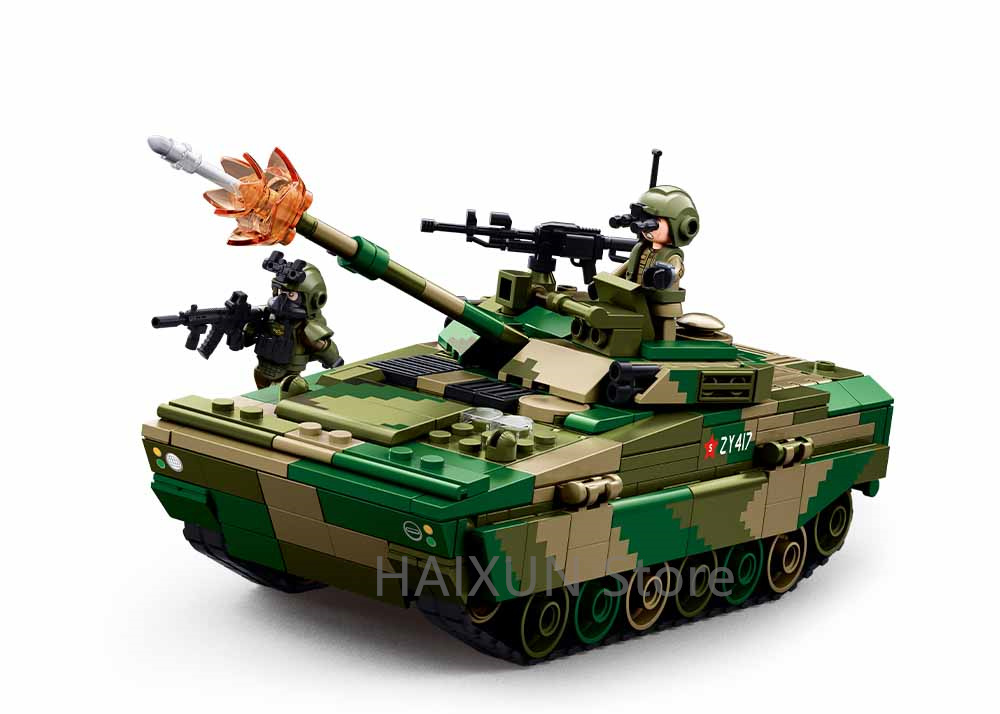 Sluban Building Boy ZBD-04AS K - Lego Compatible Military Tank ulasan dan harga