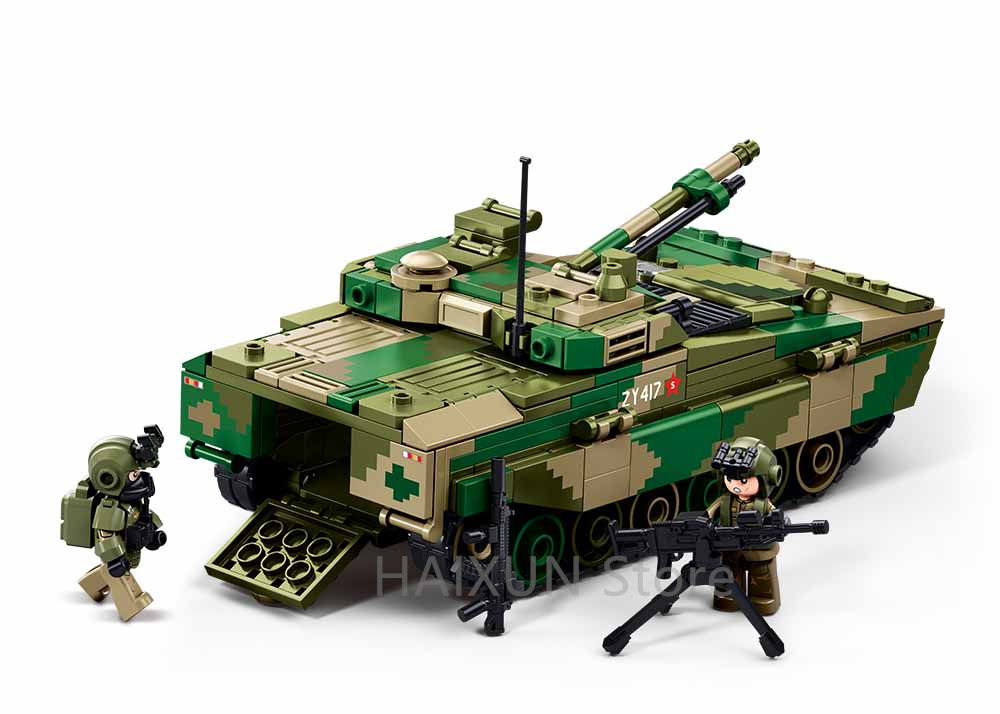 Sluban Building Boy ZBD-04AS K - Lego Compatible Military Tank ulasan dan harga