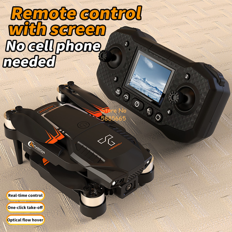 Drone RC kamera ganda 4K, Quad - Fpv Brushless Rc Drone 4K ulasan dan harga
