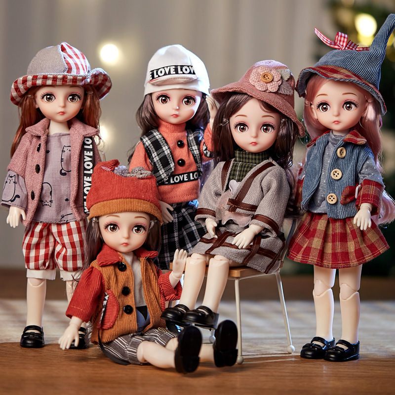 Boneka BJD 1/6 Ball Jointed Fu - Bjd Doll 1 6 Full Set With Clothes ulasan dan harga