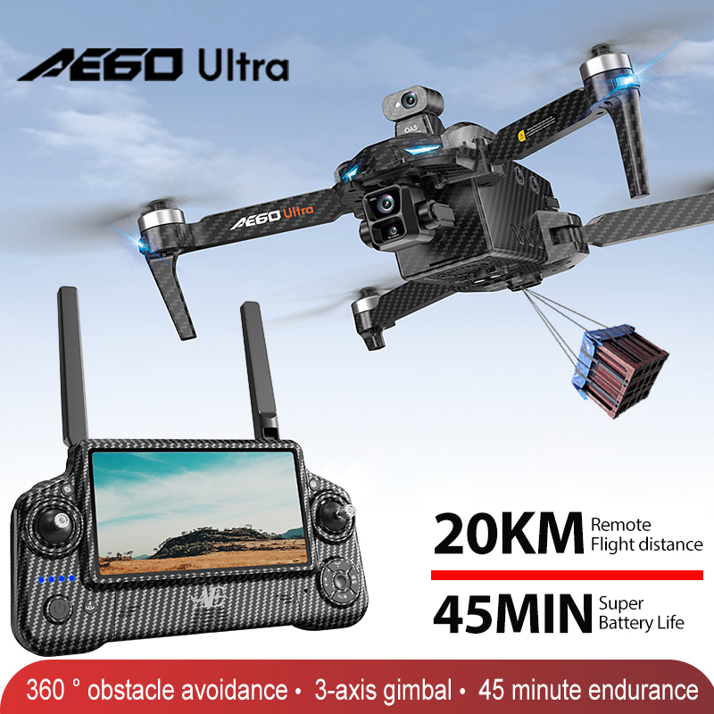 Drone Profesional AE60 GPS Kam - Fpv Brushless Rc Drone 4K ulasan dan harga