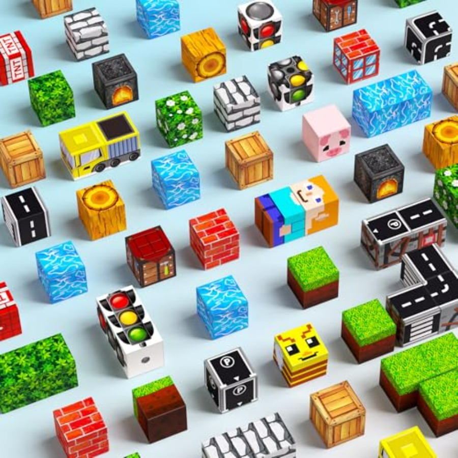 100 Buah Blok Magnetik, Set Ku - Magnetic Building Tiles Set 100Pcs ulasan dan harga