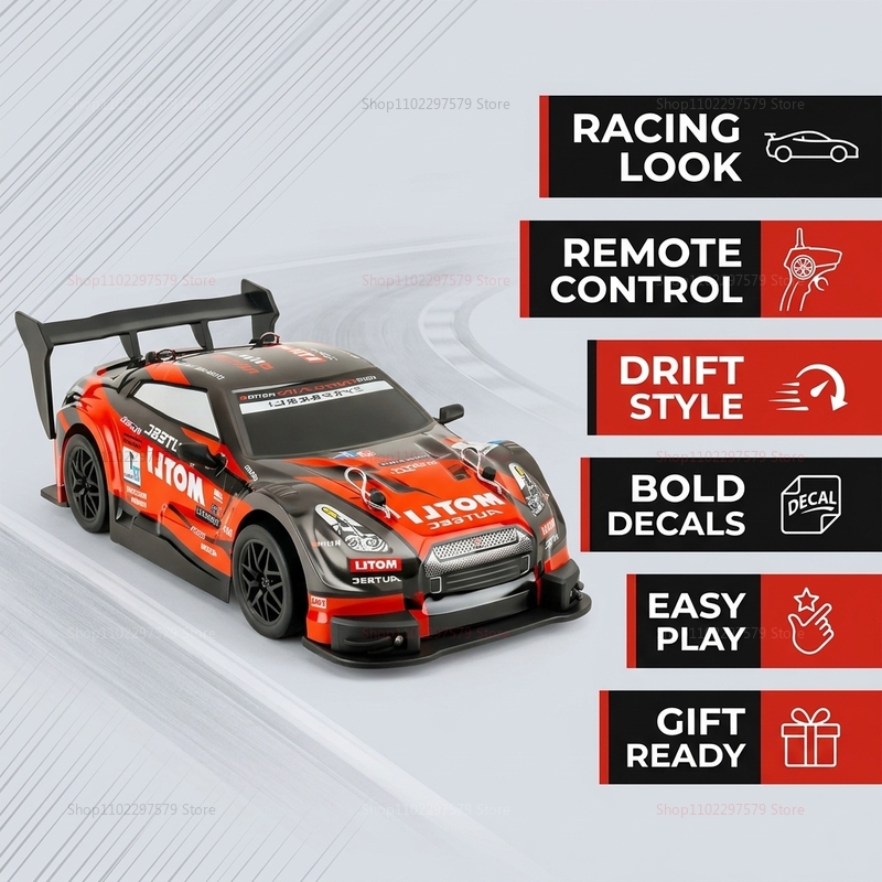 Mobil Balap Drift Remote Contr - Rc Drift Car 1 24 Scale 4Wd ulasan dan harga