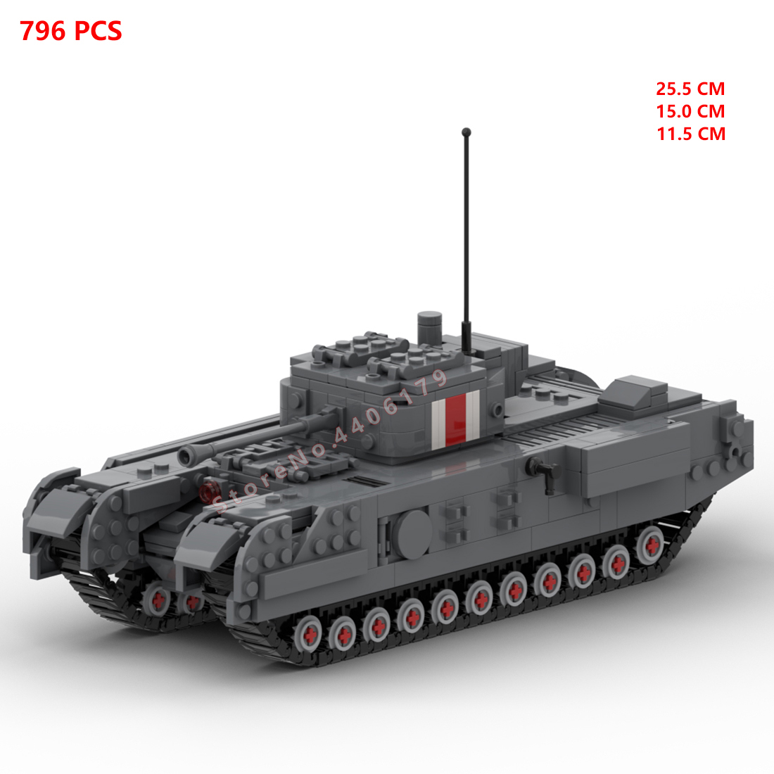 Hot Militer Perang Dunia II In - Lego Compatible Military Tank ulasan dan harga