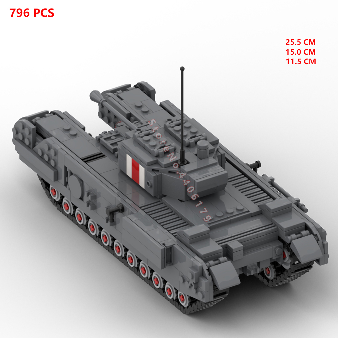 Hot Militer Perang Dunia II In - Lego Compatible Military Tank ulasan dan harga