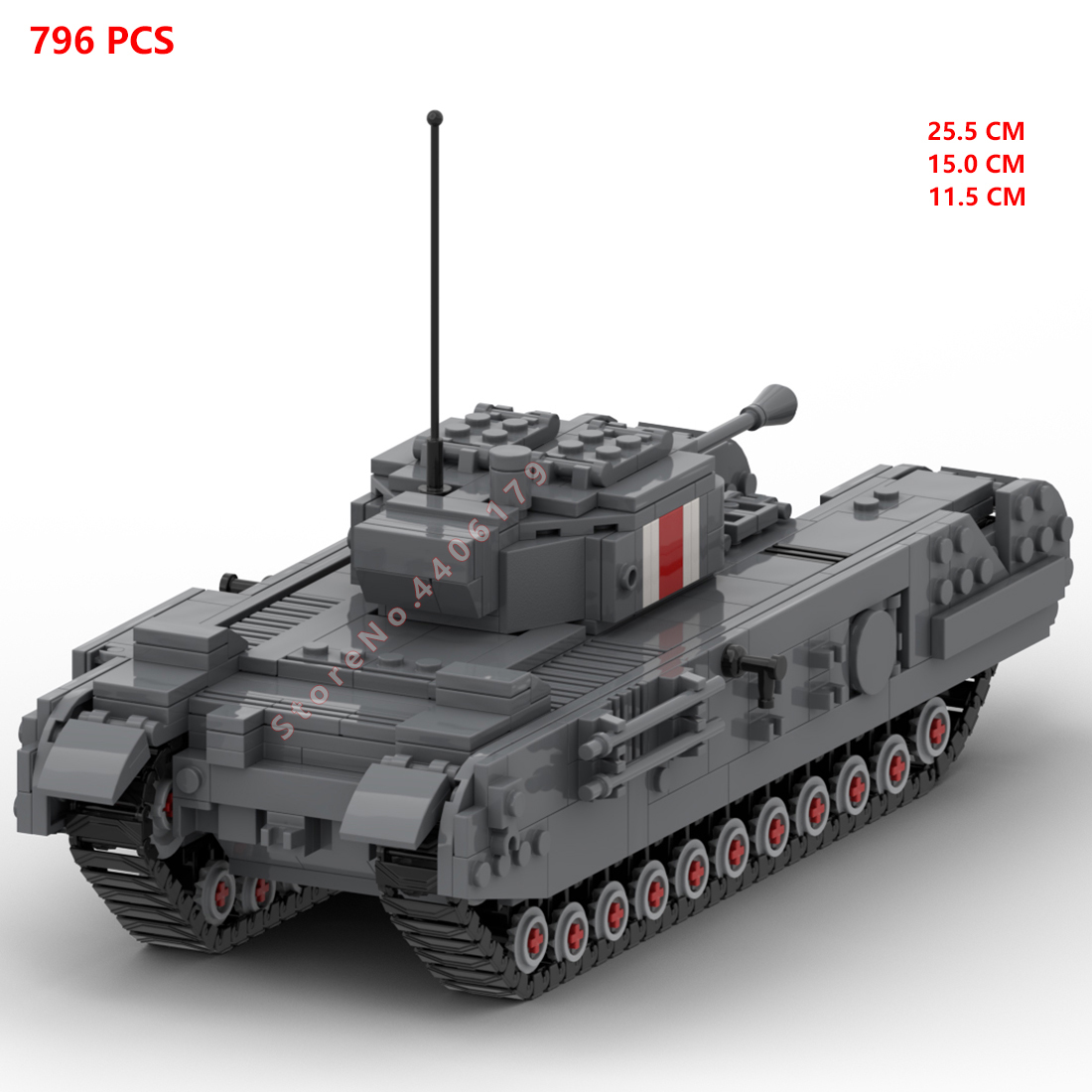 Hot Militer Perang Dunia II In - Lego Compatible Military Tank ulasan dan harga