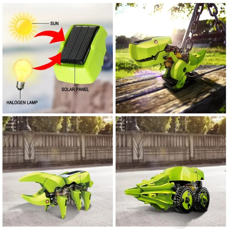 Kit Robot Tenaga Surya 3-in-1, - Stem Solar Robot Kit For Kids ulasan dan harga