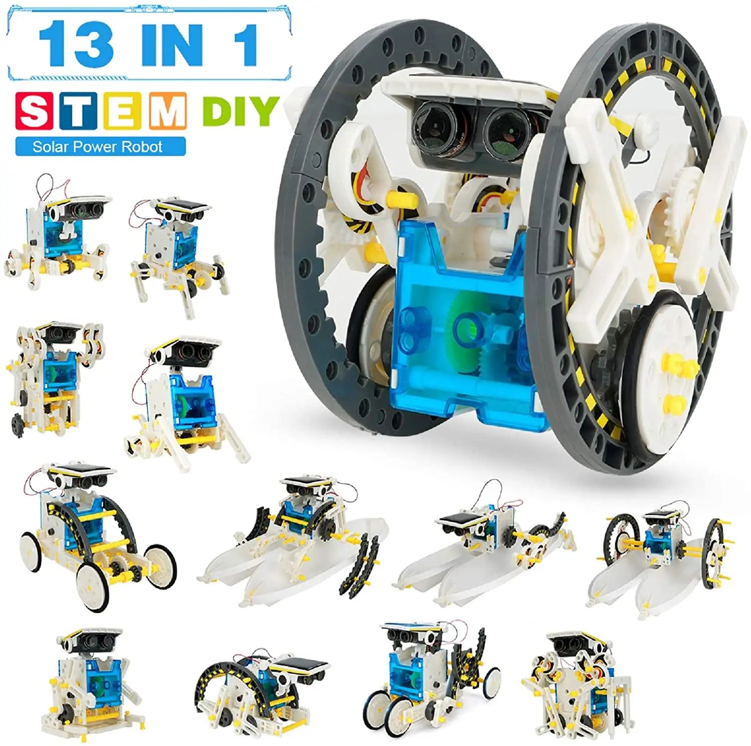 STEM 12IN1 Kit Robot Tenaga Su - Stem Solar Robot Kit For Kids ulasan dan harga