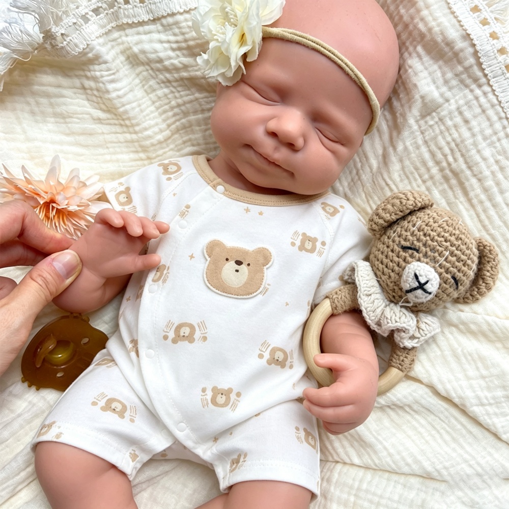 Boneka Reborn Silikon Utuh 20  - Reborn Baby Doll Silicone Realistic ulasan dan harga