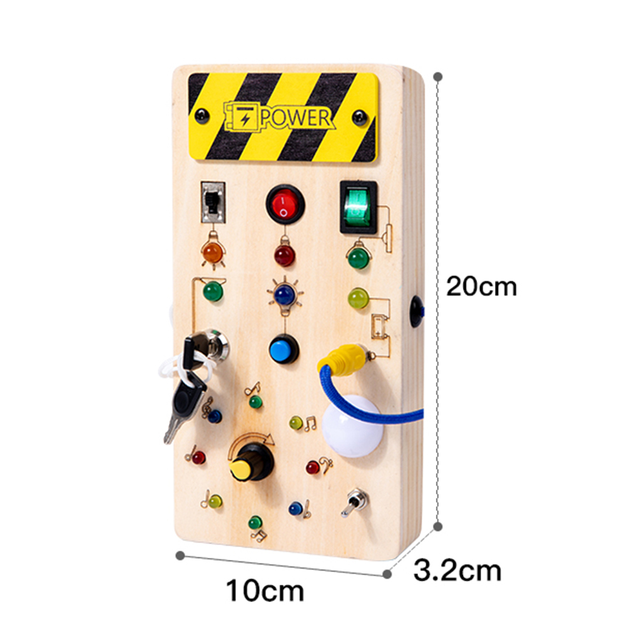 Montessori mainan sensor papan - Montessori Wooden Busy Board Toddler ulasan dan harga