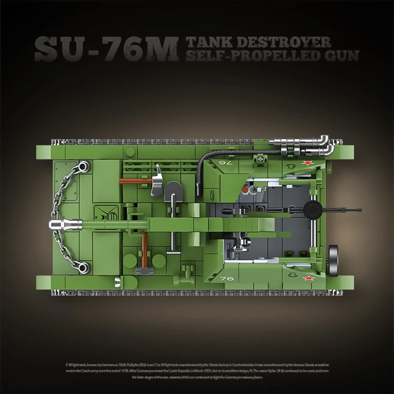 Model Kit Kendaraan Beroda Ran - Lego Compatible Military Tank ulasan dan harga