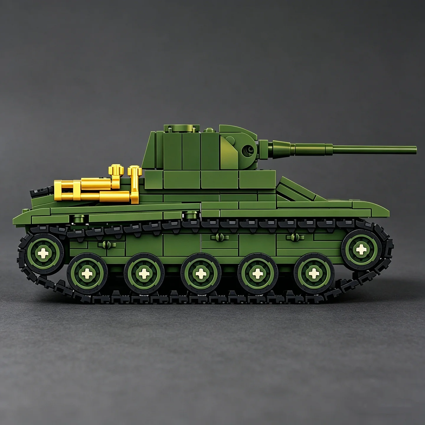 Model Blok Bangunan Tank Ringa - Lego Compatible Military Tank ulasan dan harga