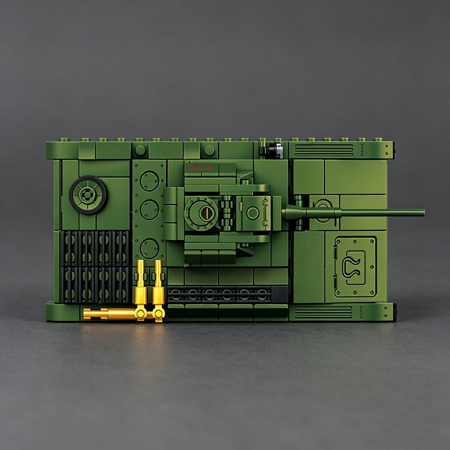 Model Blok Bangunan Tank Ringa - Lego Compatible Military Tank ulasan dan harga