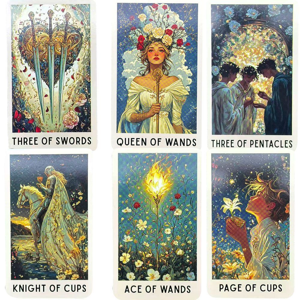 78 Kartu Tarot Bloom Enigmatic - Tarot Cards Deck With Guidebook ulasan dan harga