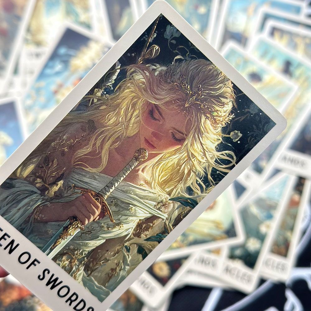 78 Kartu Tarot Bloom Enigmatic - Tarot Cards Deck With Guidebook ulasan dan harga